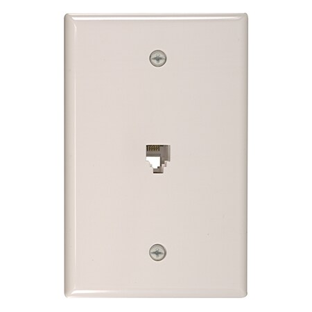 Gc Electronics White Flush Wall Plate 30-9717-BU